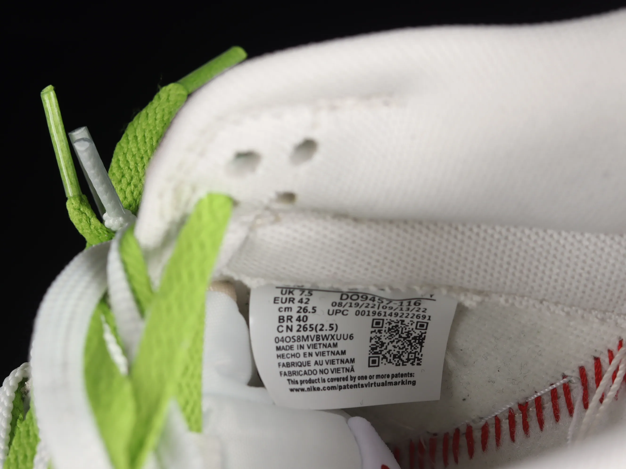 All categories Nk SB Dunk series Nk SB Dunk Low low-top sneakers Nk SB Dunk Low "85" white and green double hook SB low-top sports and leisure sneakers DO9457-116